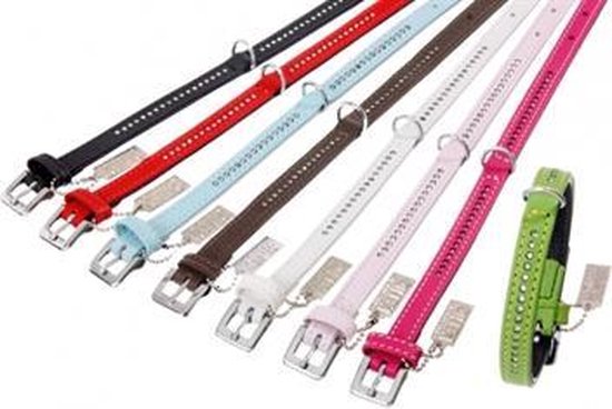 Karlie vintage halsband 2 diamant bruin