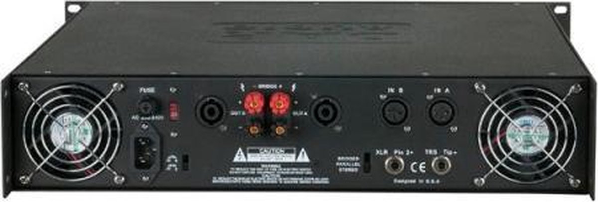 DAP Audio DAP Palladium P-1600 Vintage versterker zwart, 2 x 900 Watt  Home... | bol.com