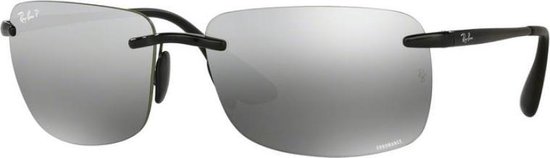 Ray-Ban RB4255 601/5J - Chromance - zonnebril - Zwart / Zilver Spiegel Chromance - Gepolariseerd - 60mm