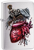 Zippo Aansteker Goth Heart Design