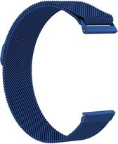 KELERINO. Milanees bandje geschikt voor Fitbit Versa (Lite) - Blauw