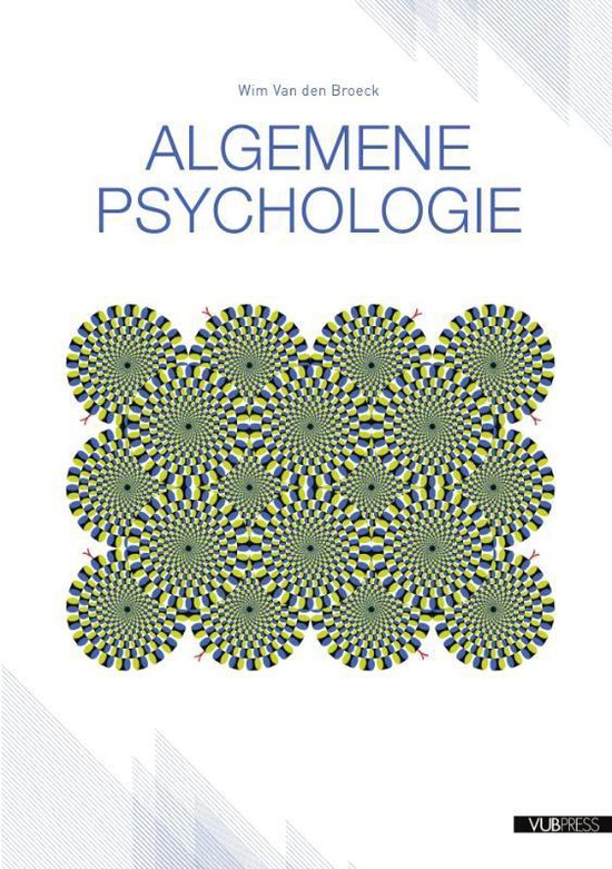 Cover van het boek 'Algemene psychologie' van W. van den Broeck
