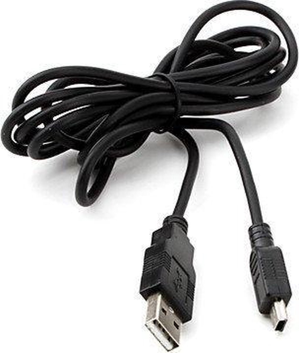 Câble de recharge mini-USB pour manette PS3 1,8 m | bol.com