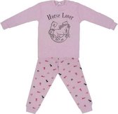 Lucky Horse lover paarden pyjama roze Maat 176