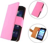 TCC Book Cover Hoesje Nokia Lumia 525 Wallet Case Roze