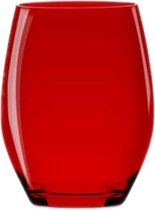 Italesse Long drink & verre à eau Vertical Party Color Pro rouge