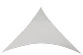 Schaduwdoek - waterafstotend driehoek 5x5x5 m lichtgrijs