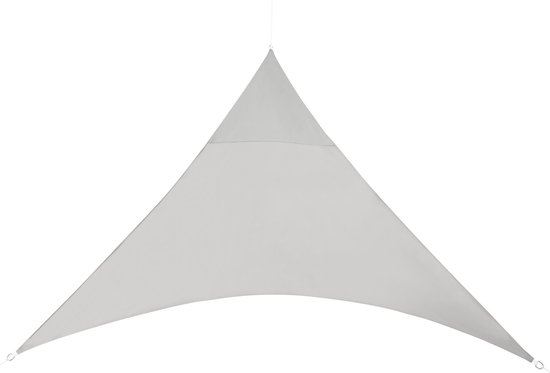 Schaduwdoek - waterafstotend driehoek 5x5x5 m lichtgrijs | bol.com