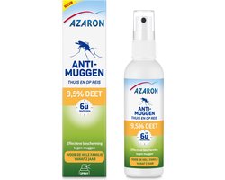Azaron 9,5% DEET Muggenspray -  Anti-Muggen - Muggenbescherming op Prijzenvolger.com