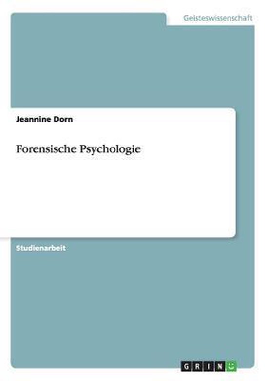 Forensische Psychologie - cover