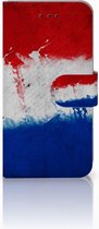 Geschikt voor iPhoneX | Xs Bookcover hoesje Nederlandse Vlag