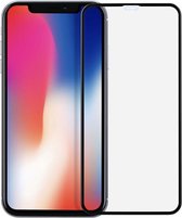 Shop4 - iPhone Xs Glazen Screenprotector - Gehard Glas Zwart