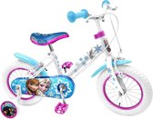 Frozen 14 Inch 23,5 cm Meisjes V-Brake Wit/Blauw