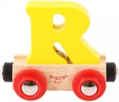 Bigjigs - Rails - Naamtrein - Letter R - Blauw