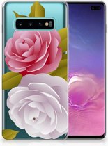 Geschikt voor Samsung Galaxy S10 Plus Uniek TPU Hoesje Roses