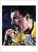 Freddie Mercury poster (50x70cm)