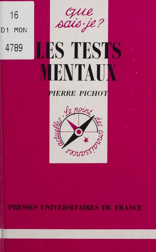 Les Tests mentaux - cover