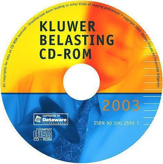 Cover van het boek 'Kluwer Belasting cd-rom 2003'