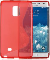 Comutter silicone hoesje Samsung Galaxy Note Edge rood
