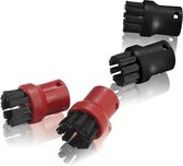 Borstelset (2 zwart / 2 rood)