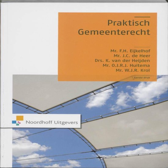 Praktisch Gemeenterecht - cover