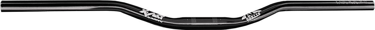 Humpert Riser Handlebar Ø25,4mm 620mm, zwart Rise 30mm