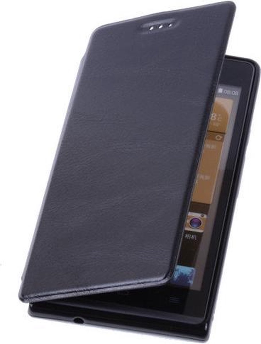 LG Optimus L7 II P710 Zwart Map Case - Book Case Wallet Cover Hoesje