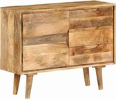 Ladekast Mango hout dressoir Sidetafel Bijzettafel 90x40x69 cm / schoenenkast / dressoir kast / gangkast schoenen kast / wandkast / commode kast / opbergkast