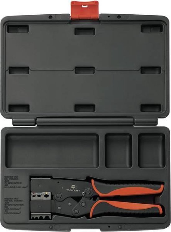 TOOLCRAFT 2-i-1 818644 Crimpadora Conector Plano Aislado