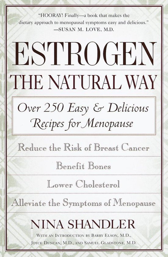 Estrogen: The Natural Way - cover