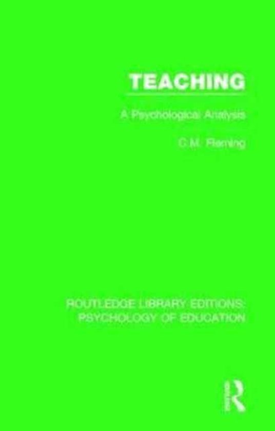 Routledge Library Editions: Psychology of Education- Teachin ... - cover