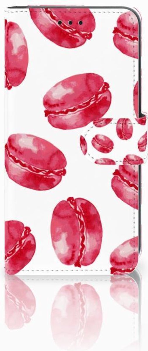 Xiaomi Mi A2 Lite Book Cover Pink Macarons