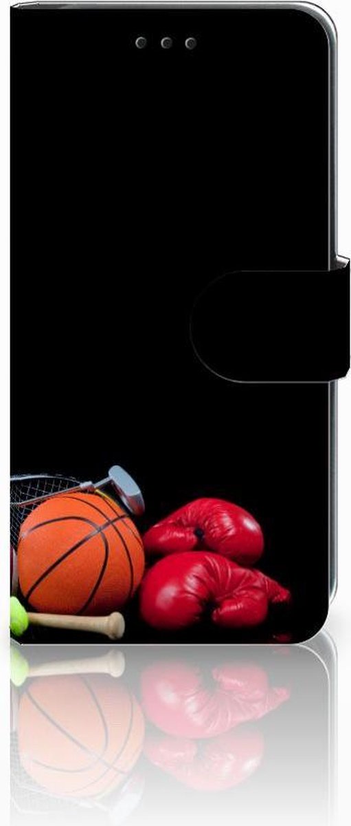 Book Case voor Xiaomi Mi A2 Lite Wallet Case met Pasjes Sports