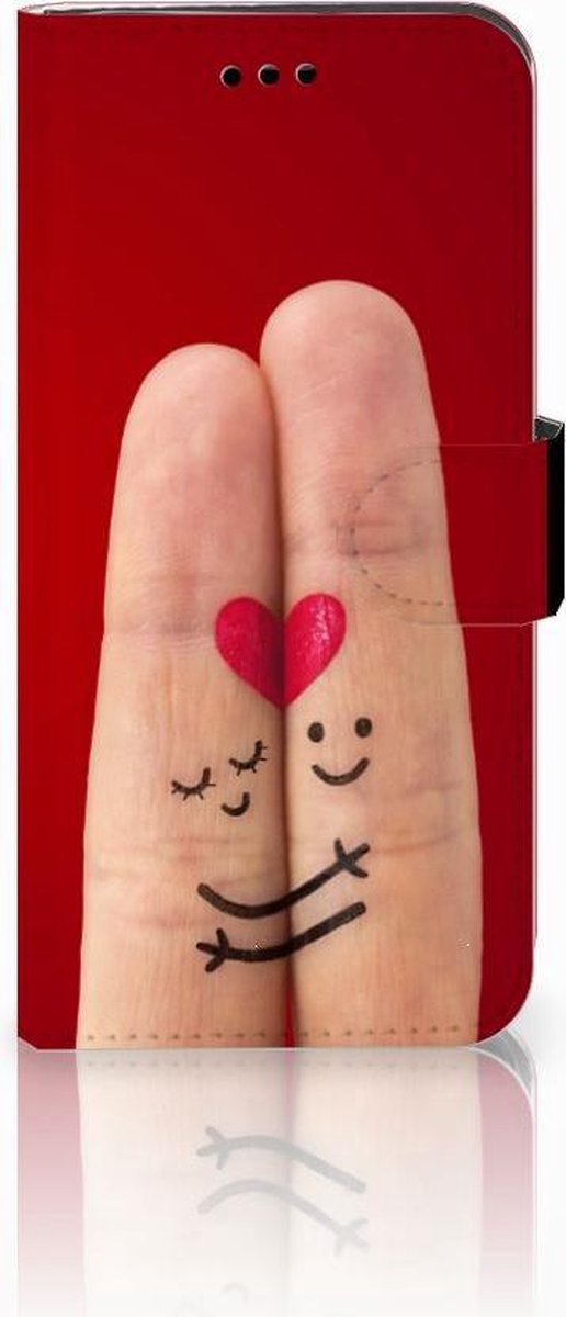 Huawei P10 Lite Wallet Case met Pasjes Liefde - Origineel Romantisch Cadeau