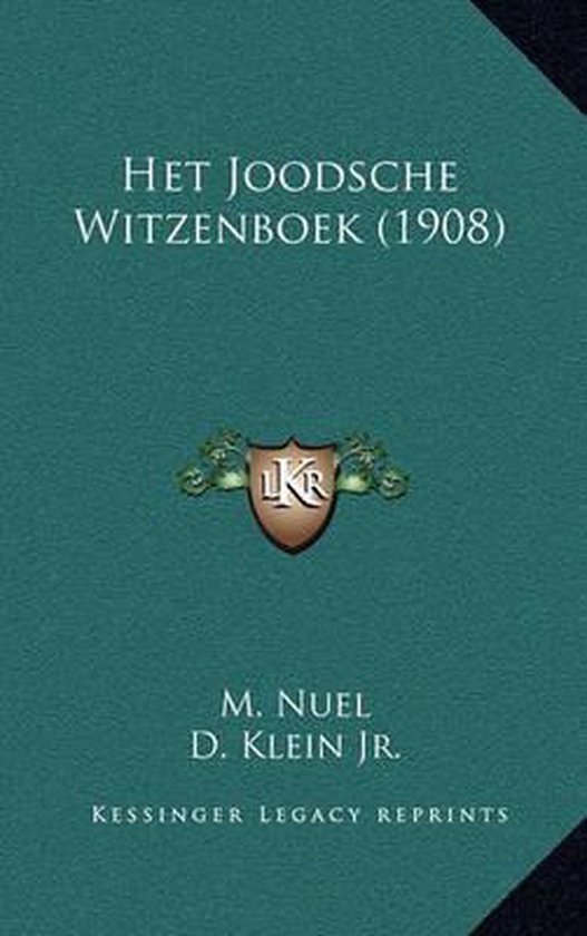Het Joodsche Witzenboek (1908), M Nuel | 9781168511775 | Boeken | bol.com