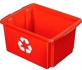 Rek voor Nesta boxen metallic-grijs Recyclerack