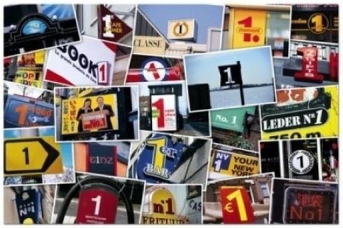 Legpuzzel - 1000 stukjes - Getallen - Piatnik puzzel