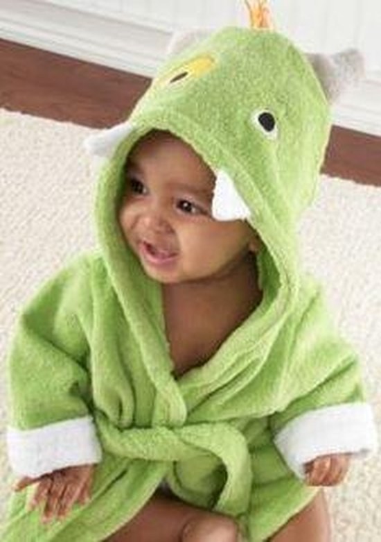Baby badjas - Groene monster