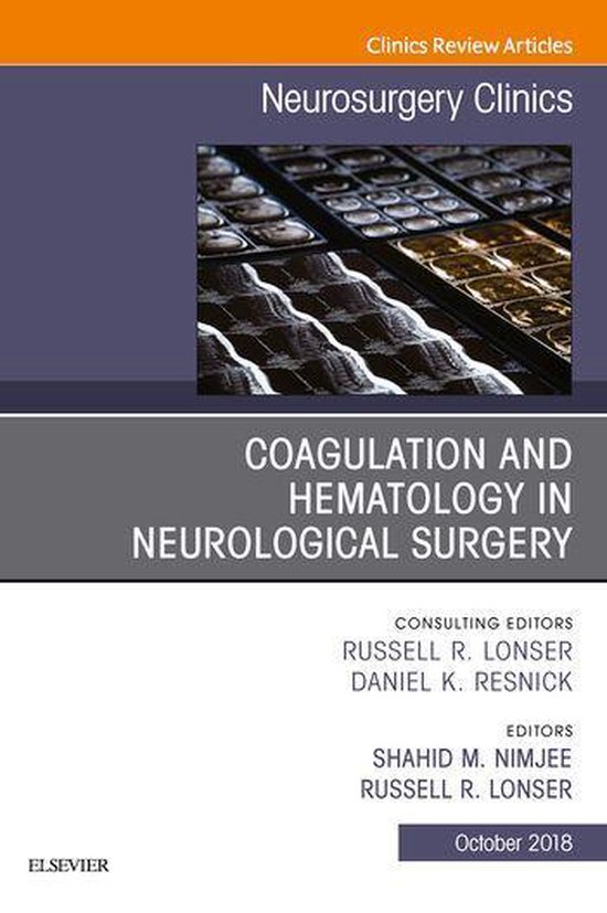 The Clinics: Surgery Volume 29-4 - Coagulation and Hematolog ... - cover