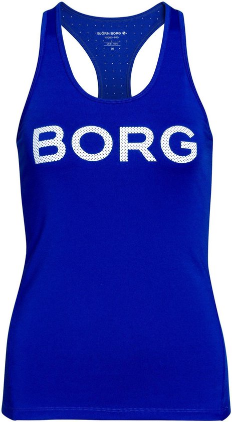 Bjorn Borg Cham vrouwen sportshirt - Blauw - maat M | bol.com