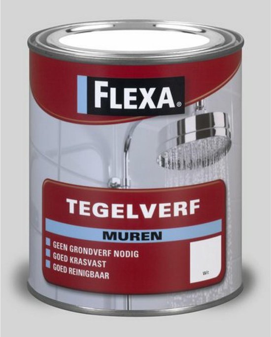 huisvrouw Sandalen ongeduldig Flexa Tegelverf Creme 750 ML | bol.com