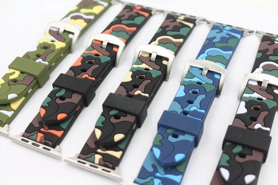 bracelet watchbands-shop.nl - Apple Watch Series 1/2/3/4 (38 & 40mm) - Bleu