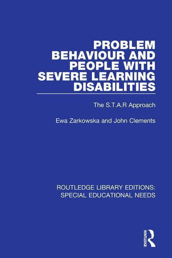 Routledge Library Editions: Special Educational Needs - Prob ... - cover