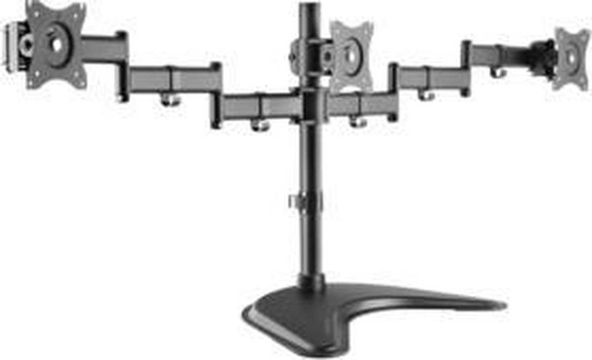 Desk stand triple LogiLink Tilt/Swivel 13-27 <8kg