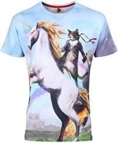 Awesome cat festival shirt Maat: S Crew neck