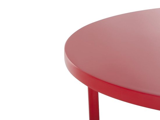 Design salontafel rood 90x35 cm - Koffietafel - Bijzettafel - Clubtafel -  TRIBECA | bol.com