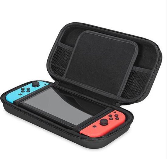 Nintendo switch case - Beschermhoes voor de Nintendo Switch - Zwart - centechia