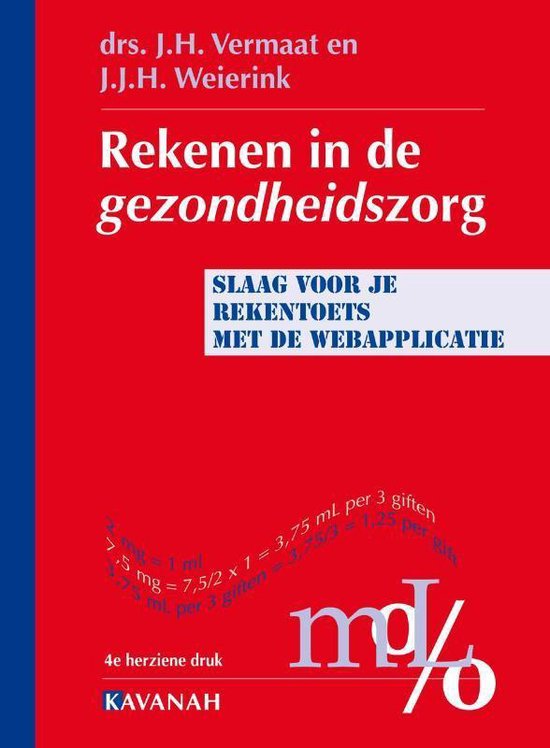 Samenvatting Rekenen in de gezondheidszorg