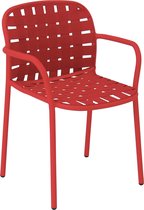 Emu - Yard Tuinstoel Met Armleuning - Rood
