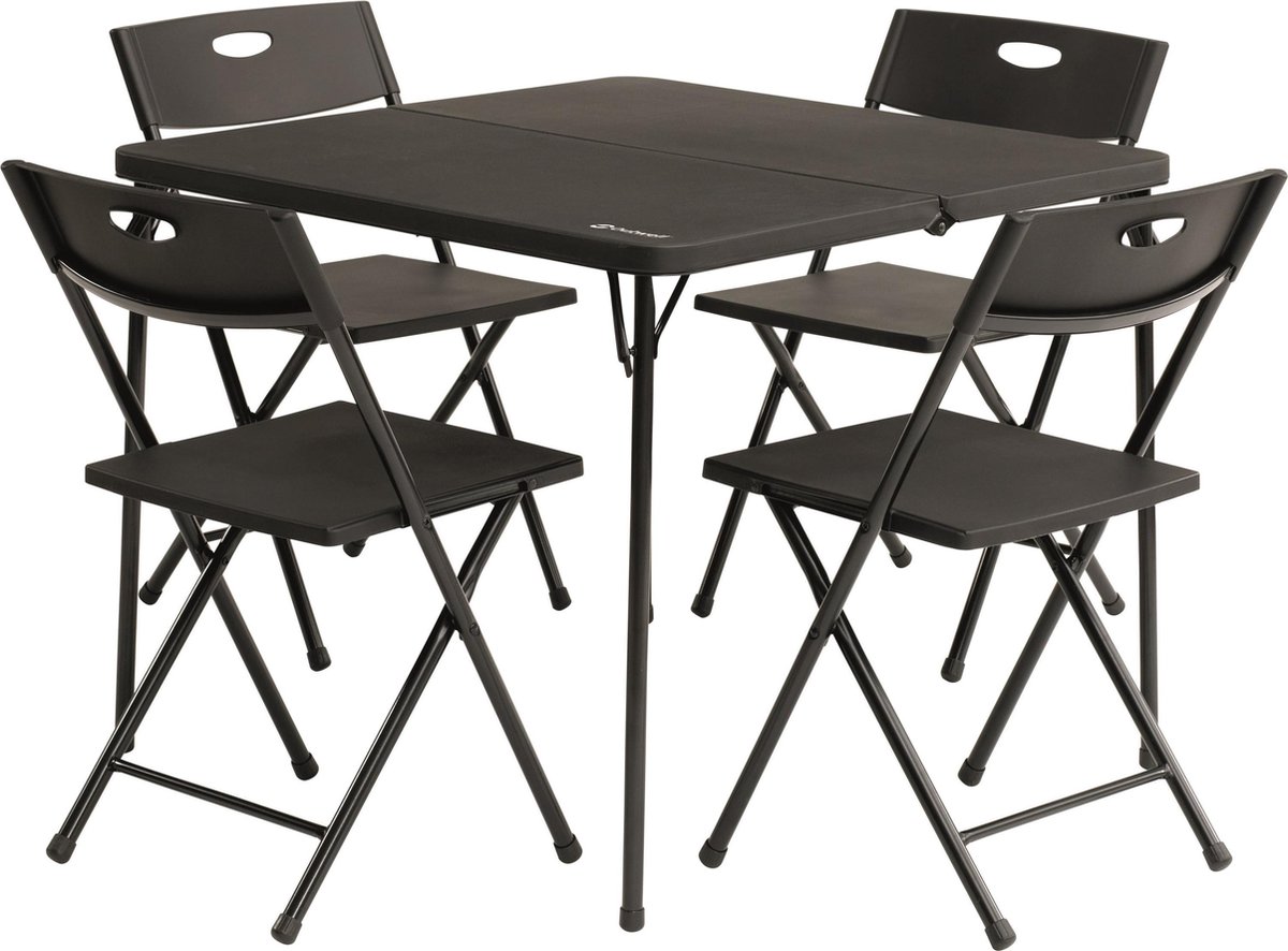 Outwell Corda Campingtafelset - Zwart